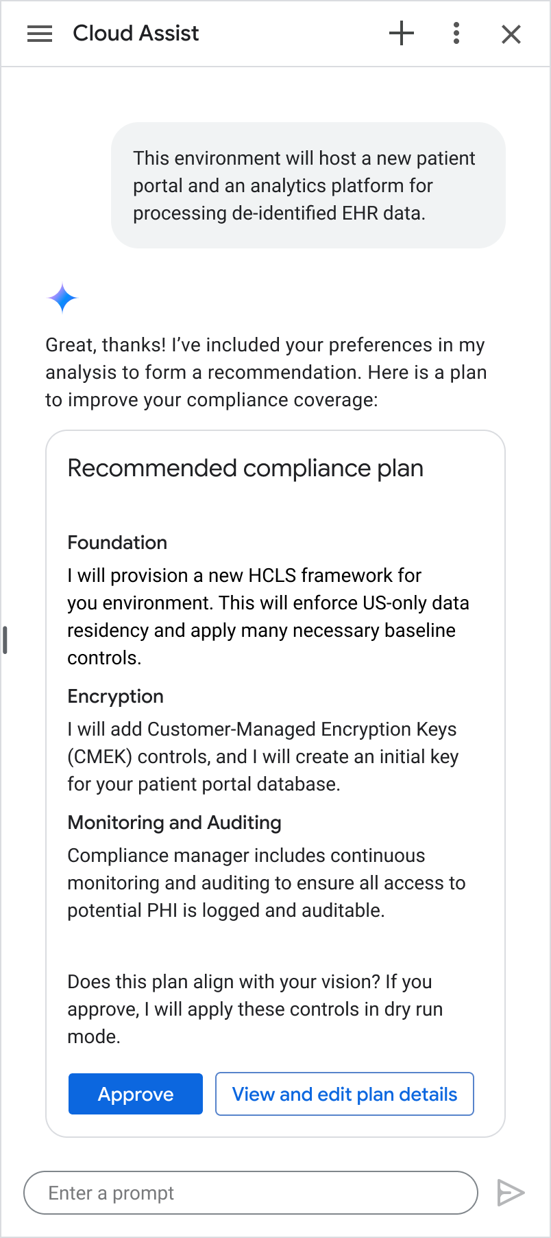 Progressive disclosure UI showing control mappings